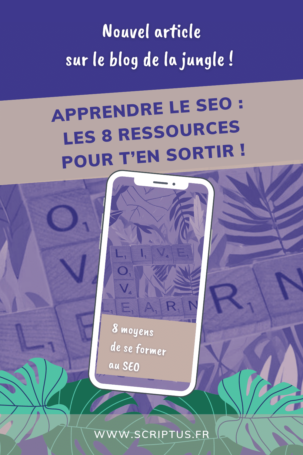 apprendre le seo : epingle pinterest 1